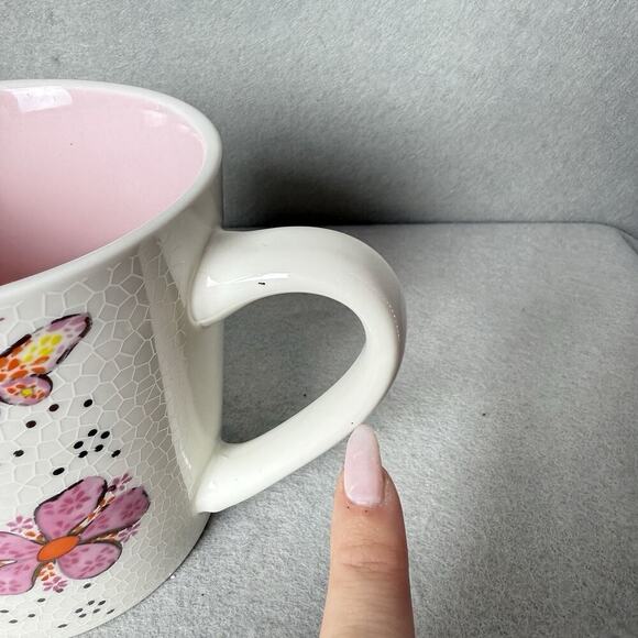 Seeds and Sunshine Floral Mosaic Pattern Coffee Mug Cup - Picture 9 of 9